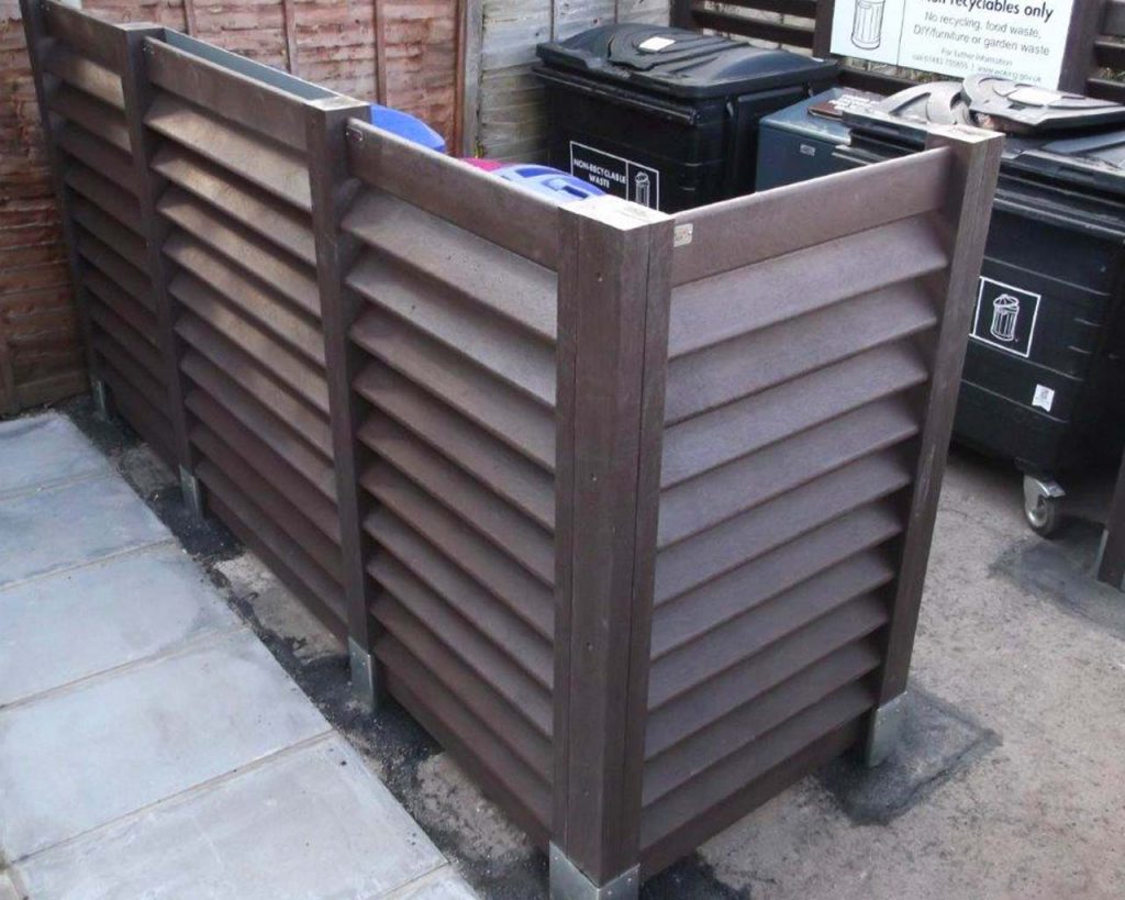 Fencing Around Bins Murray's Recycled Plastic
