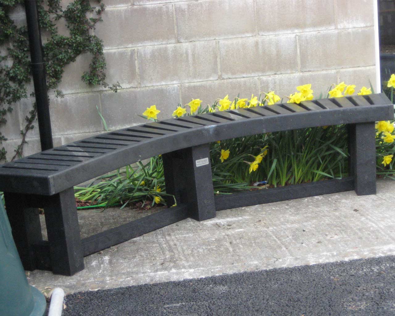 Semicircular Bench Without Back